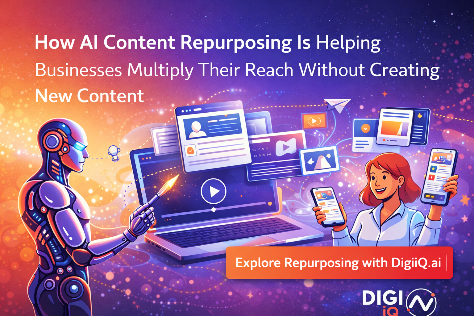How AI Content Repurposing Is Helping Businesses Multiply Their Reach Without Creating New Content banner