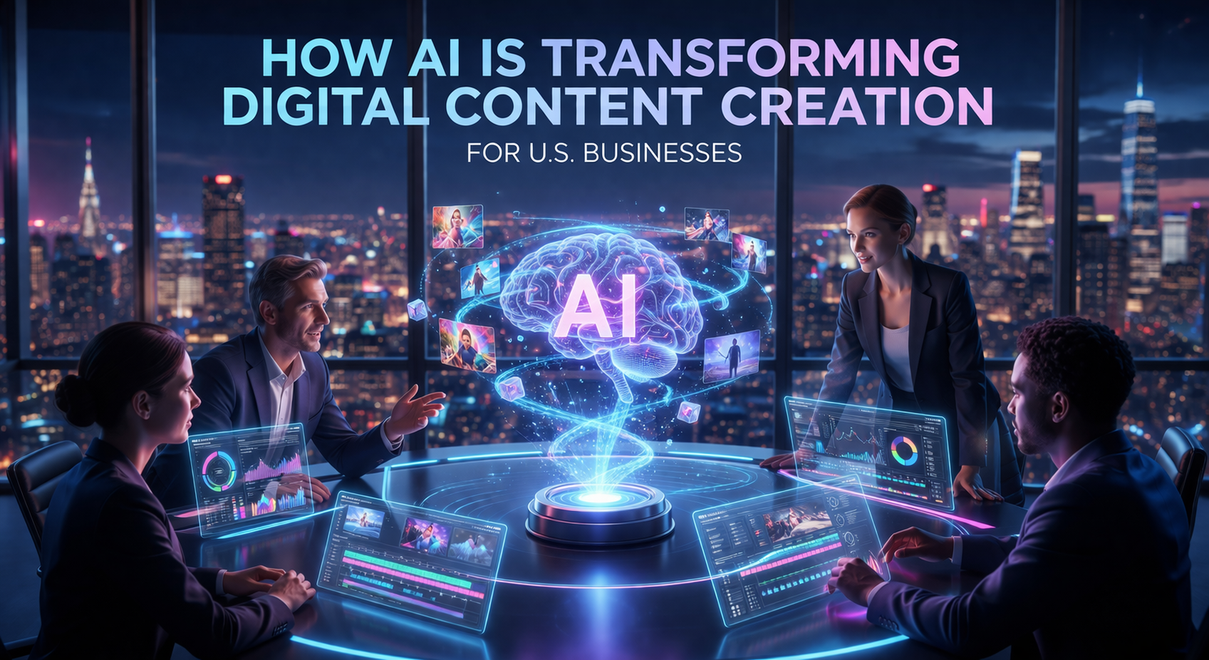 How AI Is Transforming Digital Content Creation for U.S. Businesses in 2026